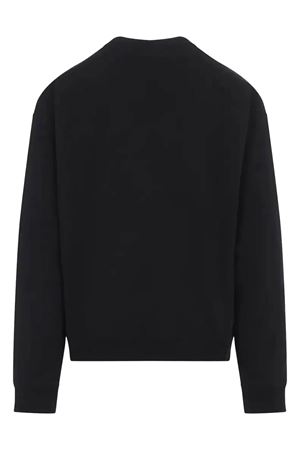 Felpa in cotone nero JIL SANDER | J47GU0132J20039001